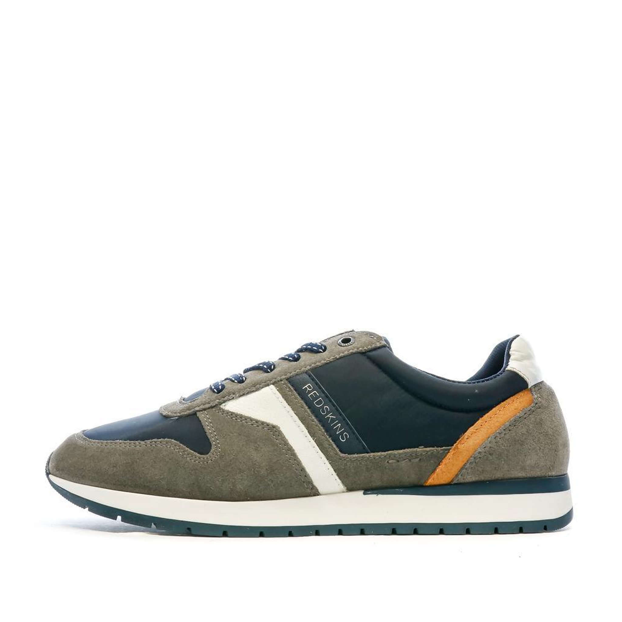 REDSKINS Baskets /Kaki Homme Redskins Nixor. Coloris disponibles : Bleu