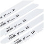 Voir la diapositive 2 : Ryobi Lot de 6 lames universelles - bois et métal 100/152mm - RAK06RB
