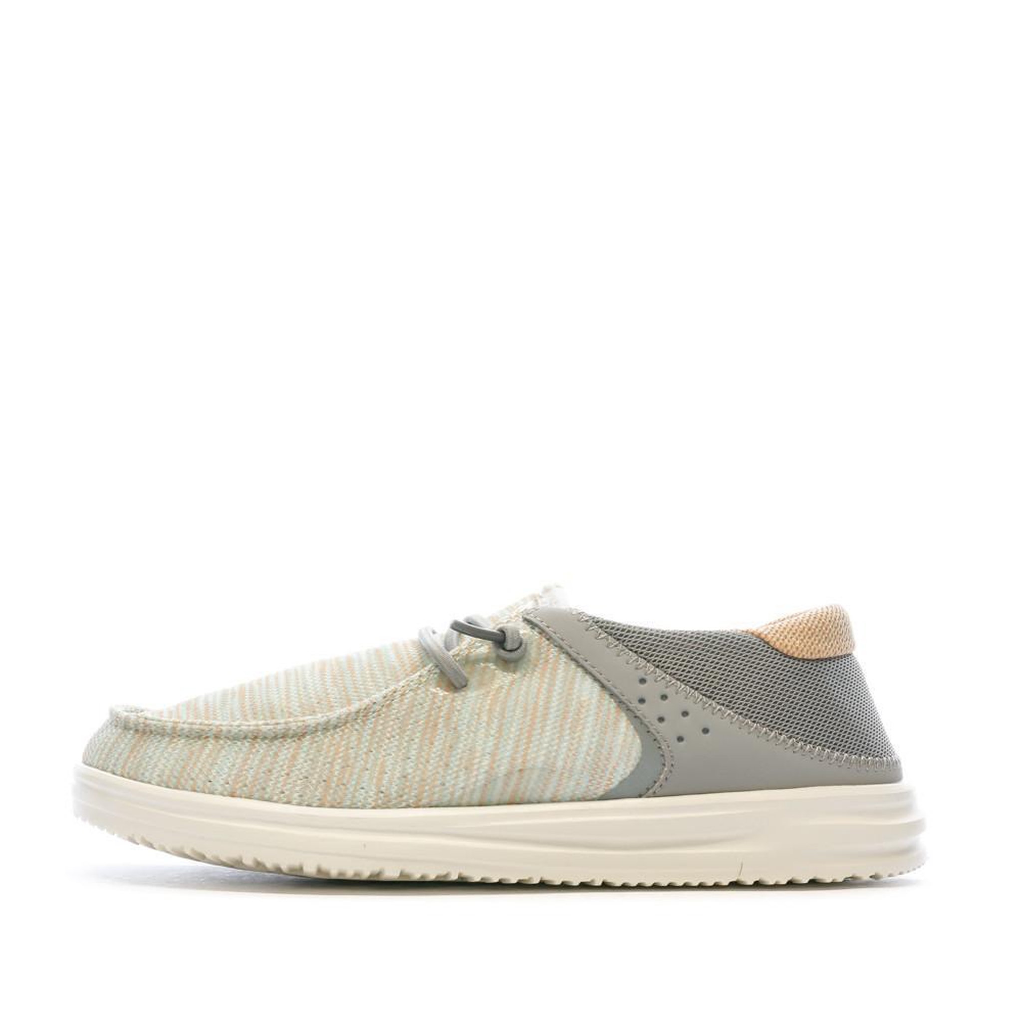 HEY DUDE Chaussures Grises tés Femme Hey Dude Wendy. Coloris disponibles : Bleu