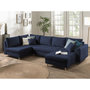Voir la diapositive 1 : LISA DESIGN Rune - canapé panoramique - 7 places - style scandinave - gauche