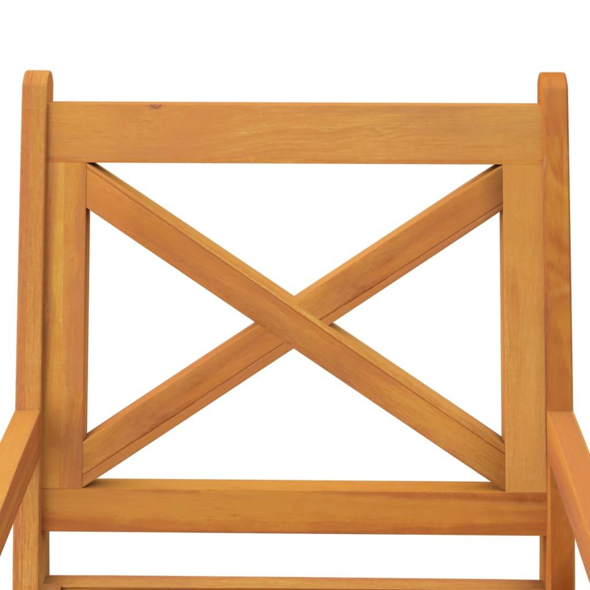 Voir la diapositive 5 : VIDAXL Chaises a manger d'exterieur lot de 4 Bois d'acacia massif