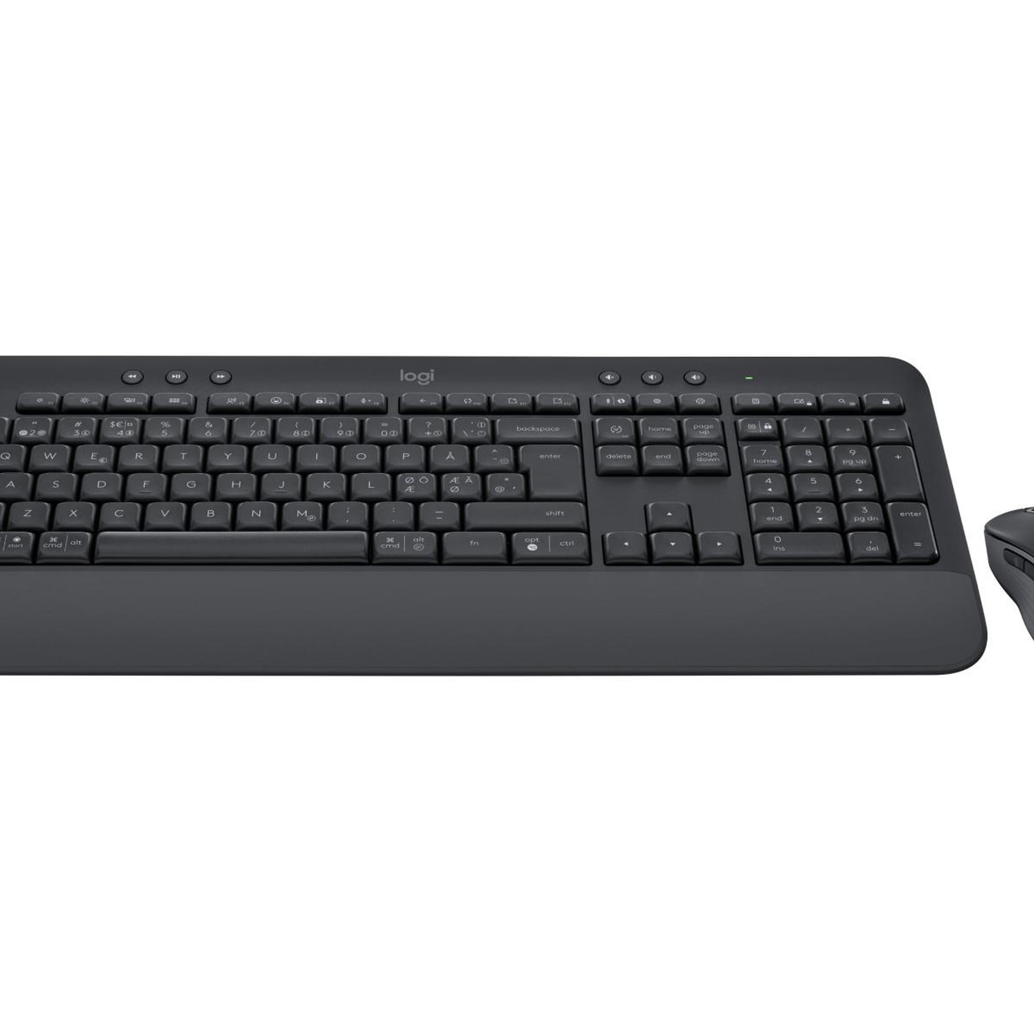 Voir la diapositive 3 : Logitech Logitech 920-011010 clavier souris incluse bureau bluetooth qwerty nordique graphite