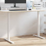 Voir la diapositive 1 : VIDAXL Cadre de bureau debout blanc (94-135)x60x(70-114) cm acier