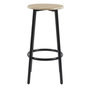 Voir la diapositive 4 : Paris Prix Ensemble Table de Bar & 2 Tabourets  Loka  86cm Noir