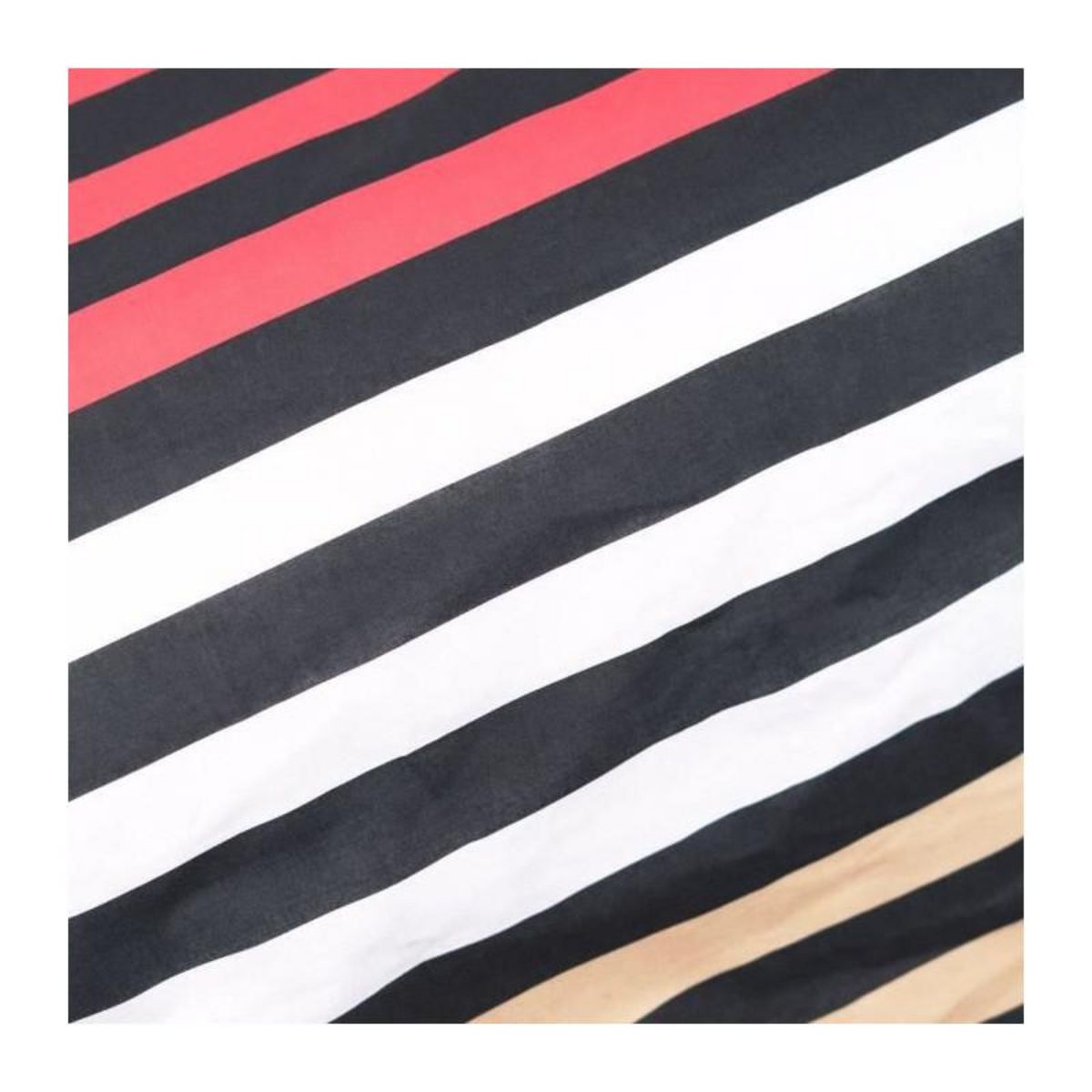 Today Parure de lit - TODAY Sunshine - 240x220 cm - 2 personnes - coton imprimé rayé