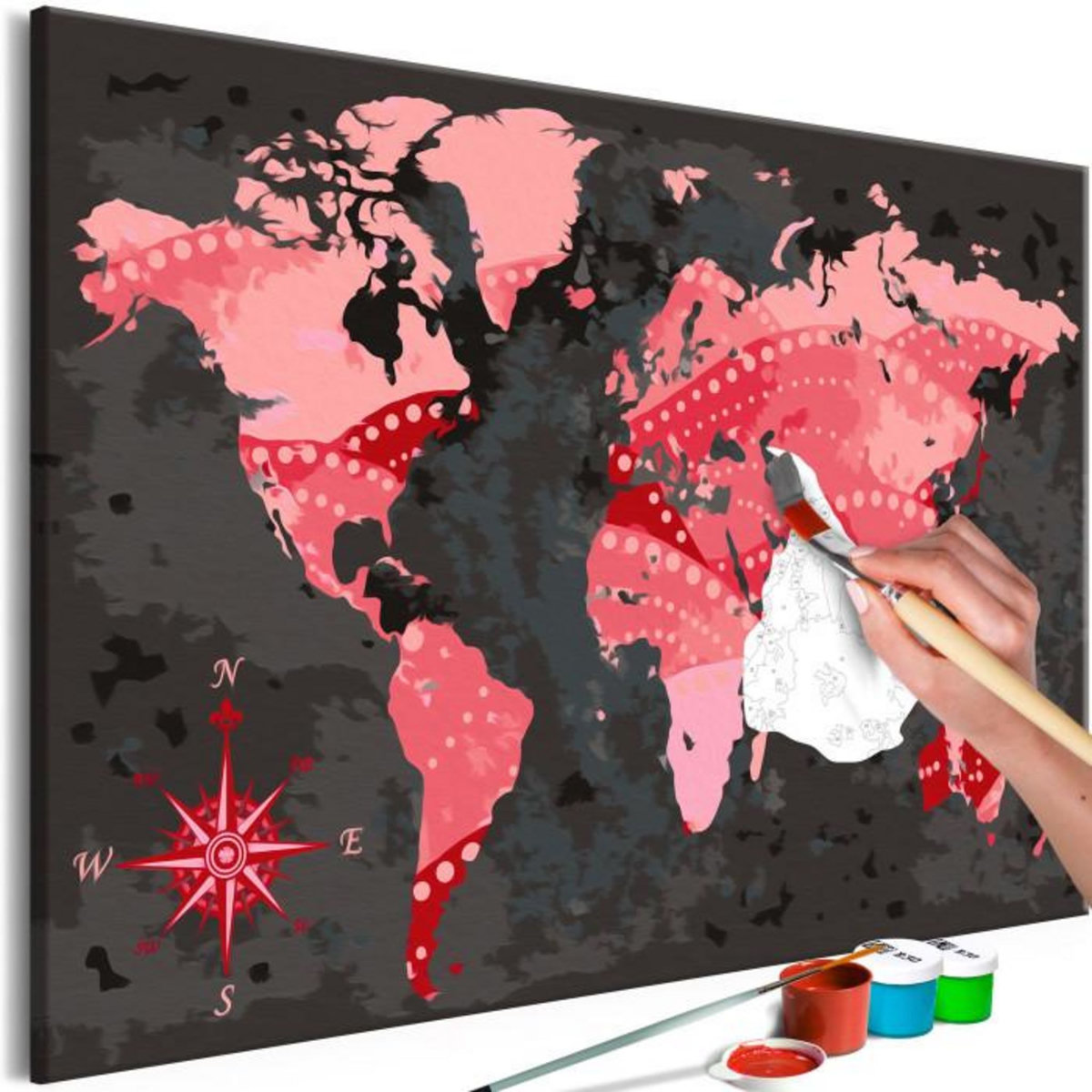 Paris Prix Tableau à Peindre Soi-Même  World of Cinematography  40x60cm