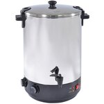 Kitchen chef Stérilisateur de bocaux électrique inox avec robinet et minuteur 12l 1650w - zj-120td