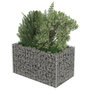 Voir la diapositive 4 : VIDAXL Lit sureleve a gabion Acier galvanise 90x50x50 cm
