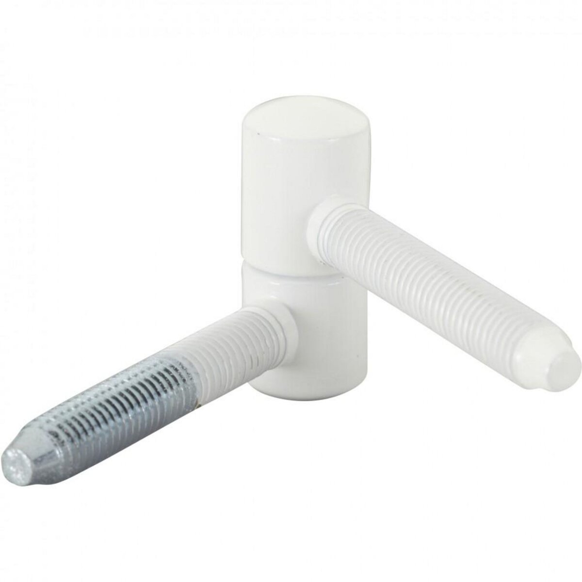 CENTRALE BRICO Lot de 2 fiches à visser HETTICH, acier laqué, H.36 x l.15 mm