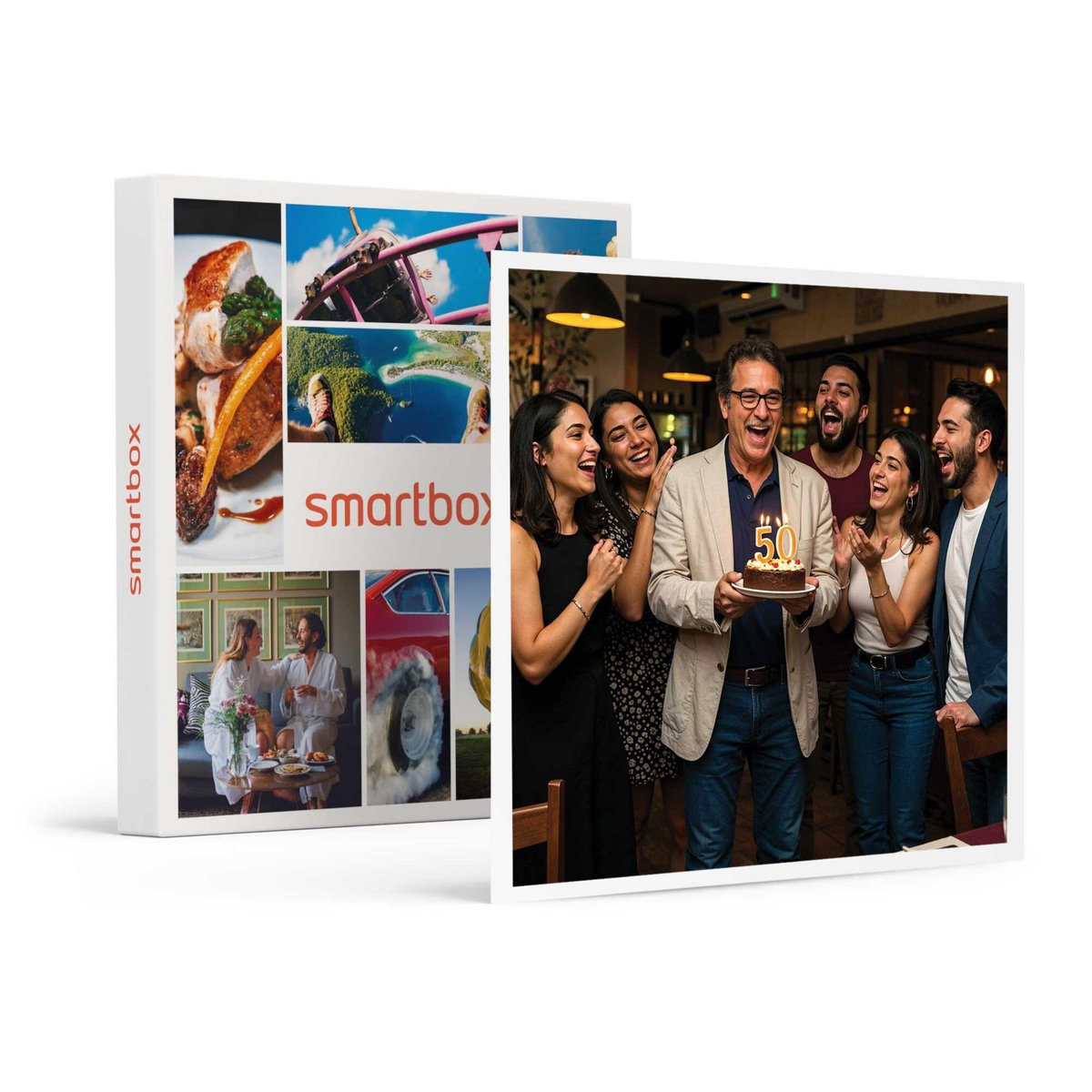 Smartbox Joyeux anniversaire ! Pour les 50 ans d'un homme - Coffret Cadeau Multi-thèmes