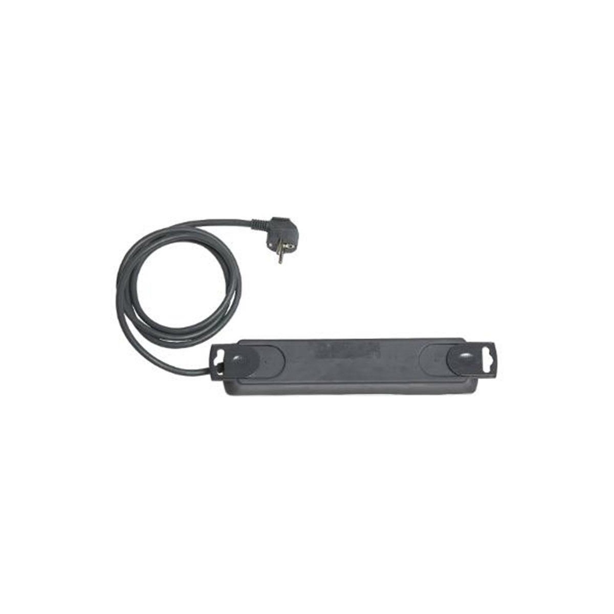 Voir la diapositive 2 : SMART SYSTEM Multiprise  6 Prises Terre  1,5M Blanc & Gris