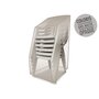 Jardiline Housse de protection Cover Line pour chaises empilables - 66 x 66 x 110 cm - Jardiline