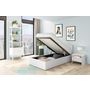 Voir la diapositive 2 : Lit coffre 90x190cm sommier inclus avec tête de lit WILLOW