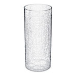 ATMOSPHERA Vase en Verre Cylindrique  Craq  30cm Transparent
