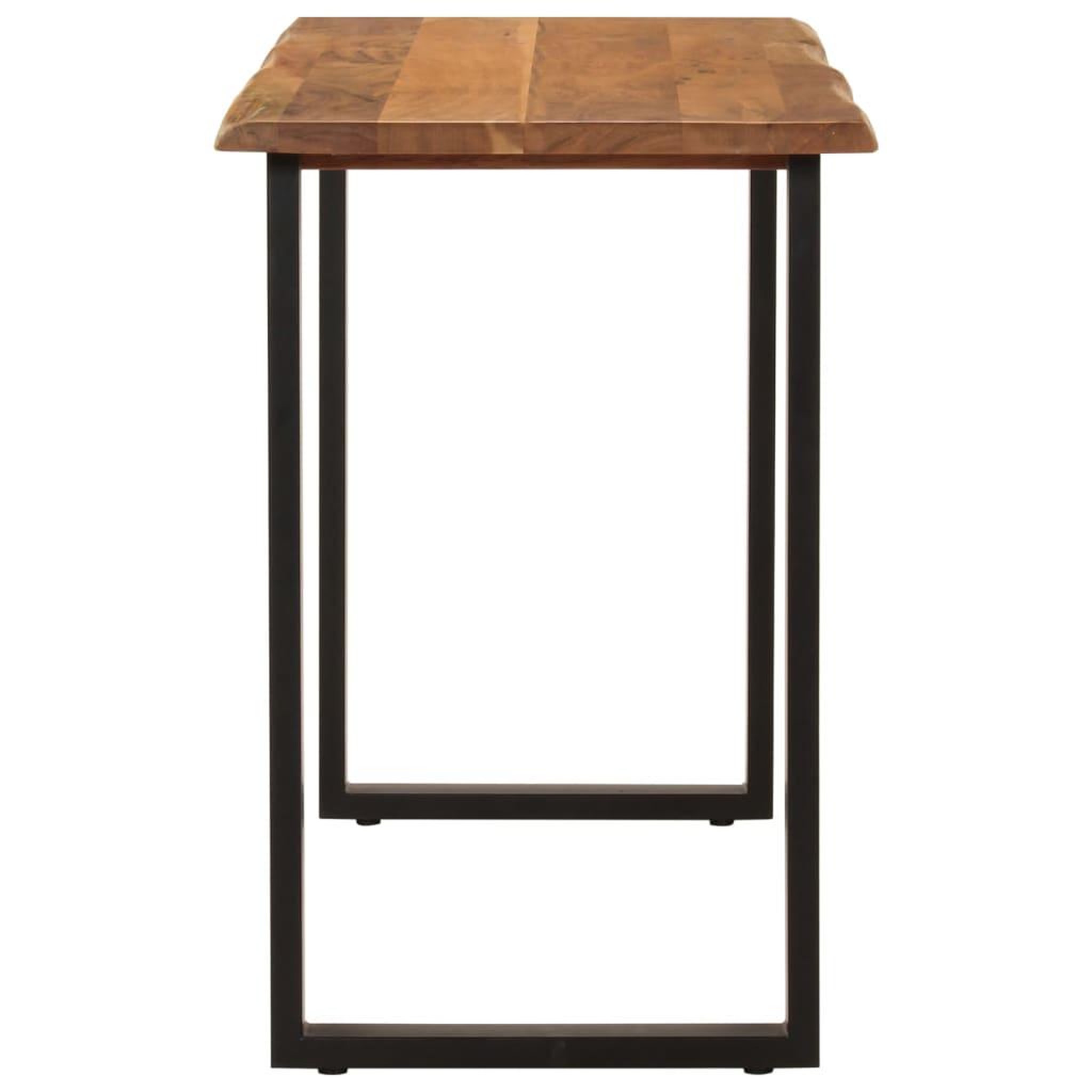 Voir la diapositive 3 : VIDAXL Table a dîner 110x50x76 cm Bois d'acacia solide