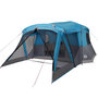 Voir la diapositive 4 : VIDAXL Tente de camping avec porche 4 personnes bleu impermeable