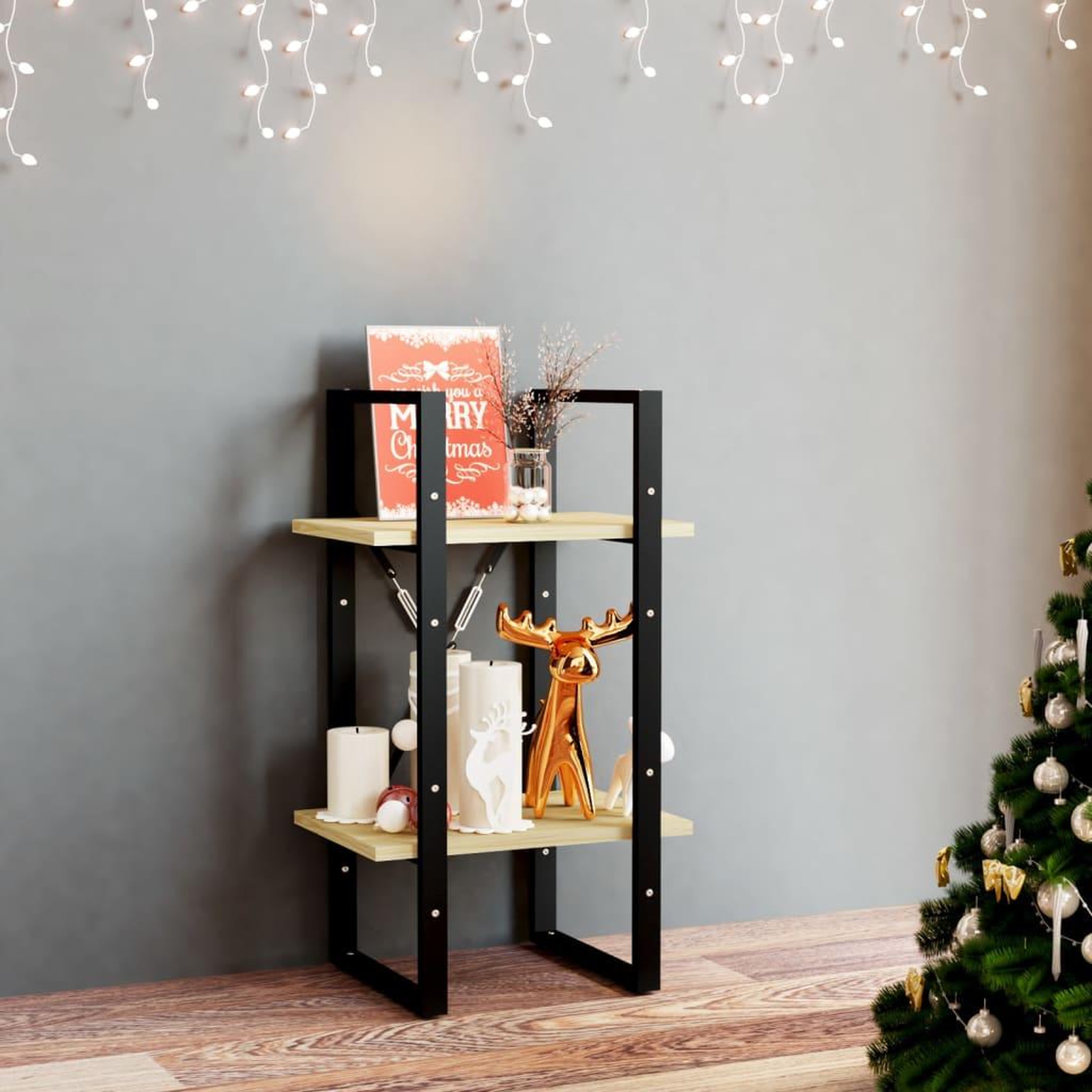 VIDAXL Bibliotheque a 2 niveaux 40x30x70 cm Bois de pin massif