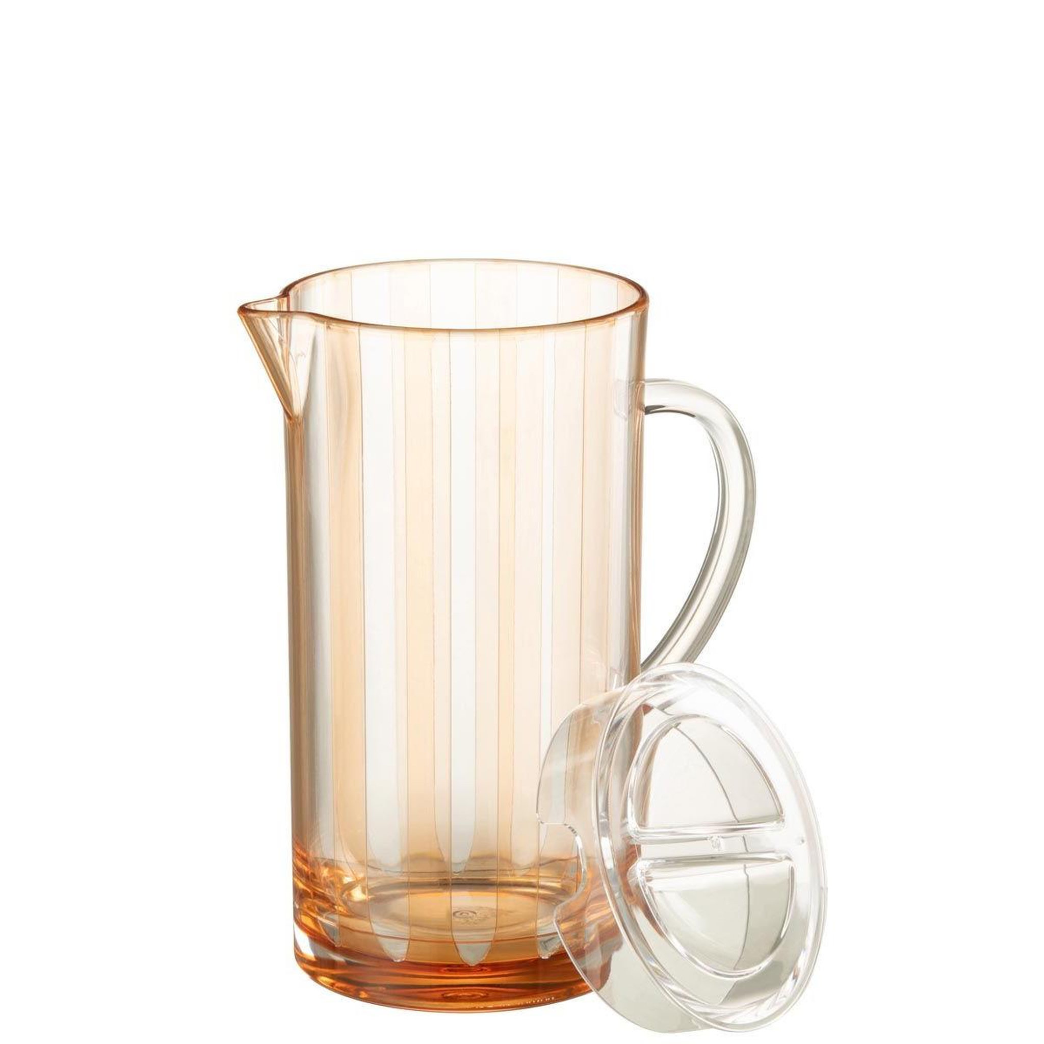 Voir la diapositive 2 : J-LINE Carafe en plastique  mélanie  2,36l orange