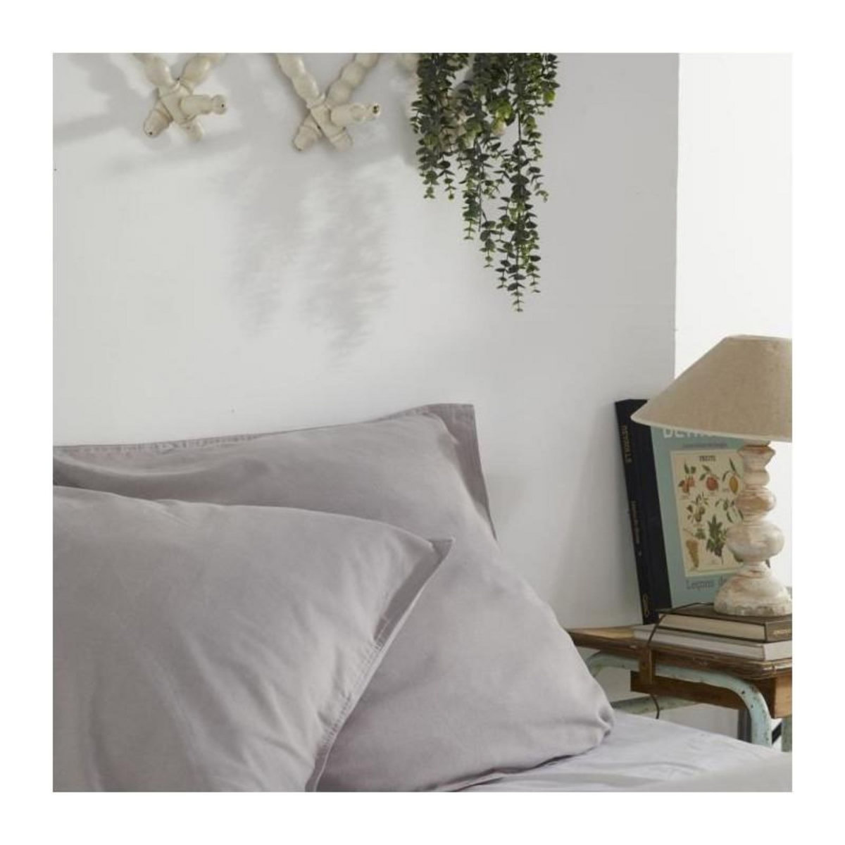 Today Housse de couette - TODAY - CHARME - Chambray - Gris clair Constance - 240 x 220 cm