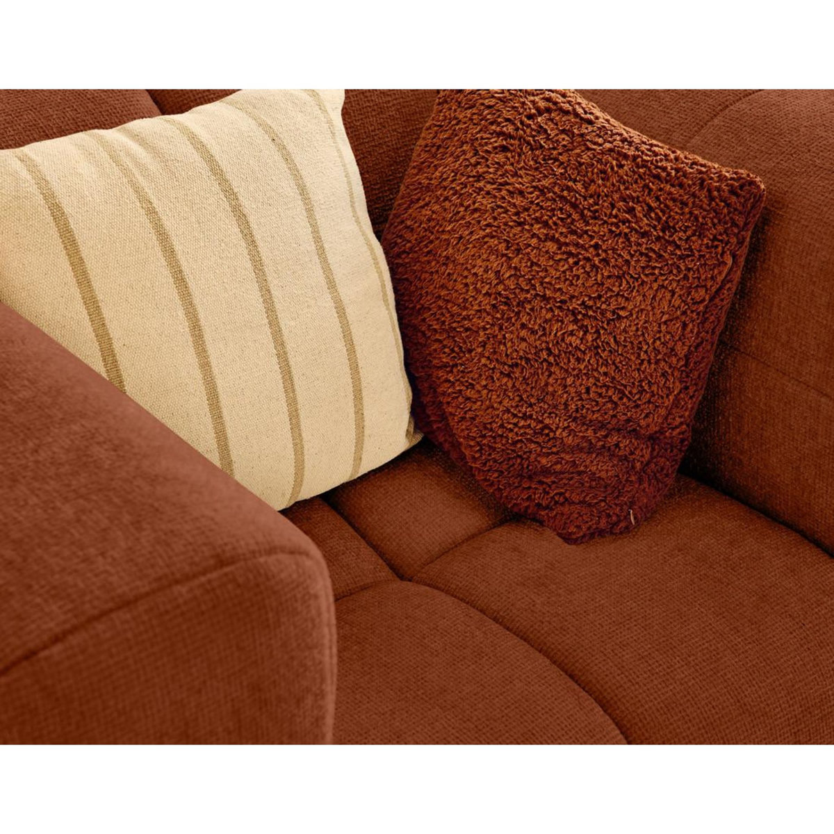 LISA DESIGN Suzano - fauteuil en tissu texturé