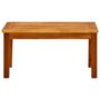 Voir la diapositive 2 : VIDAXL Table basse de jardin 70x40x36 cm Bois solide d'acacia