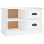 Voir la diapositive 2 : VIDAXL Meuble TV blanc 73x35,5x47,5 cm bois d'ingenierie
