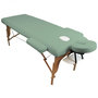 Voir la diapositive 1 : VIVEZEN Kit complet de housses pour table de massage - Éponge - Vert pastel