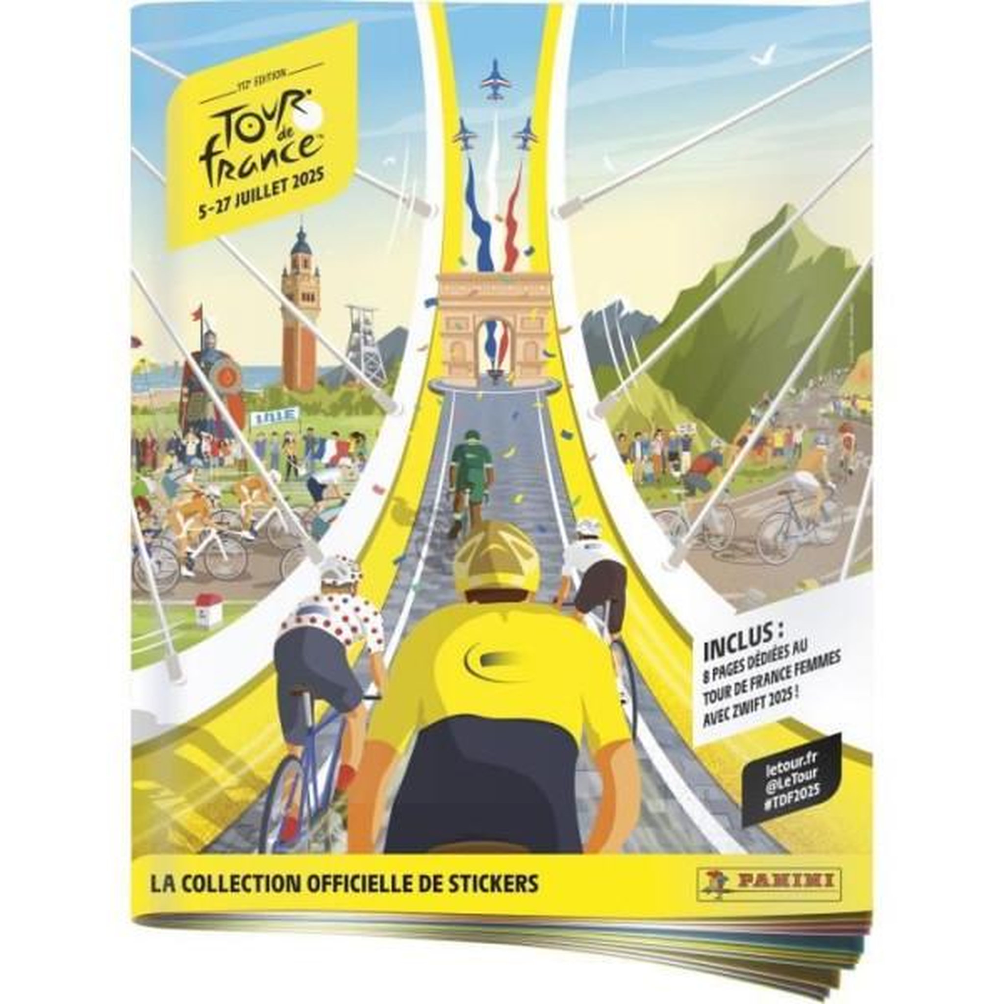 Voir la diapositive 3 : Panini Album Panini Album Panini Tour de France 2025
