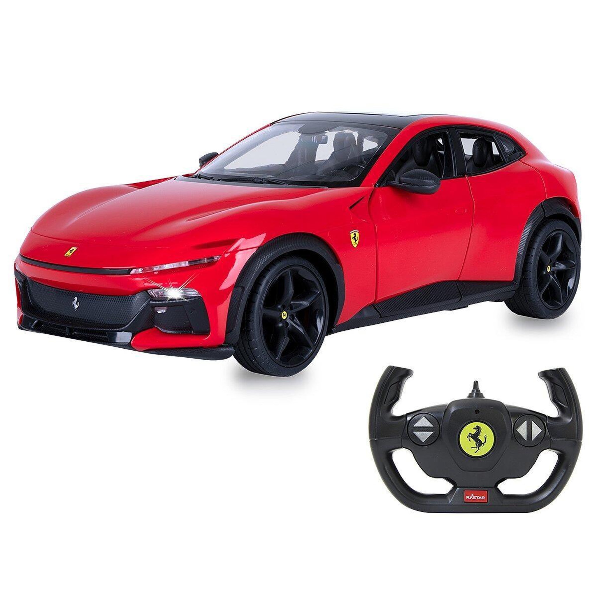 Voir la diapositive 4 : Jamara Voiture télécommandée ferrari purosangue 1:14 rouge 2,4ghz porte manuelle