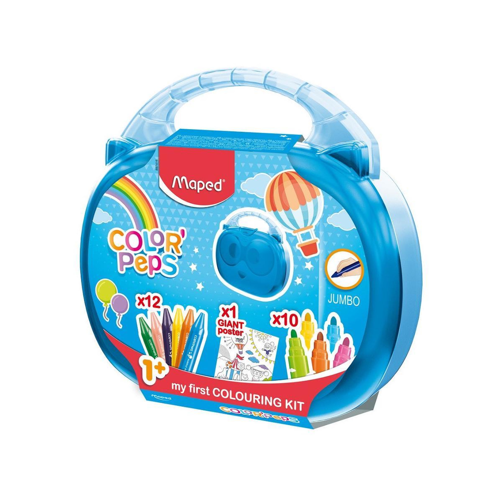 Voir la diapositive 3 : MAPED Maped 897416 coffret cadeau de stylos et crayons Boîte en plastique
