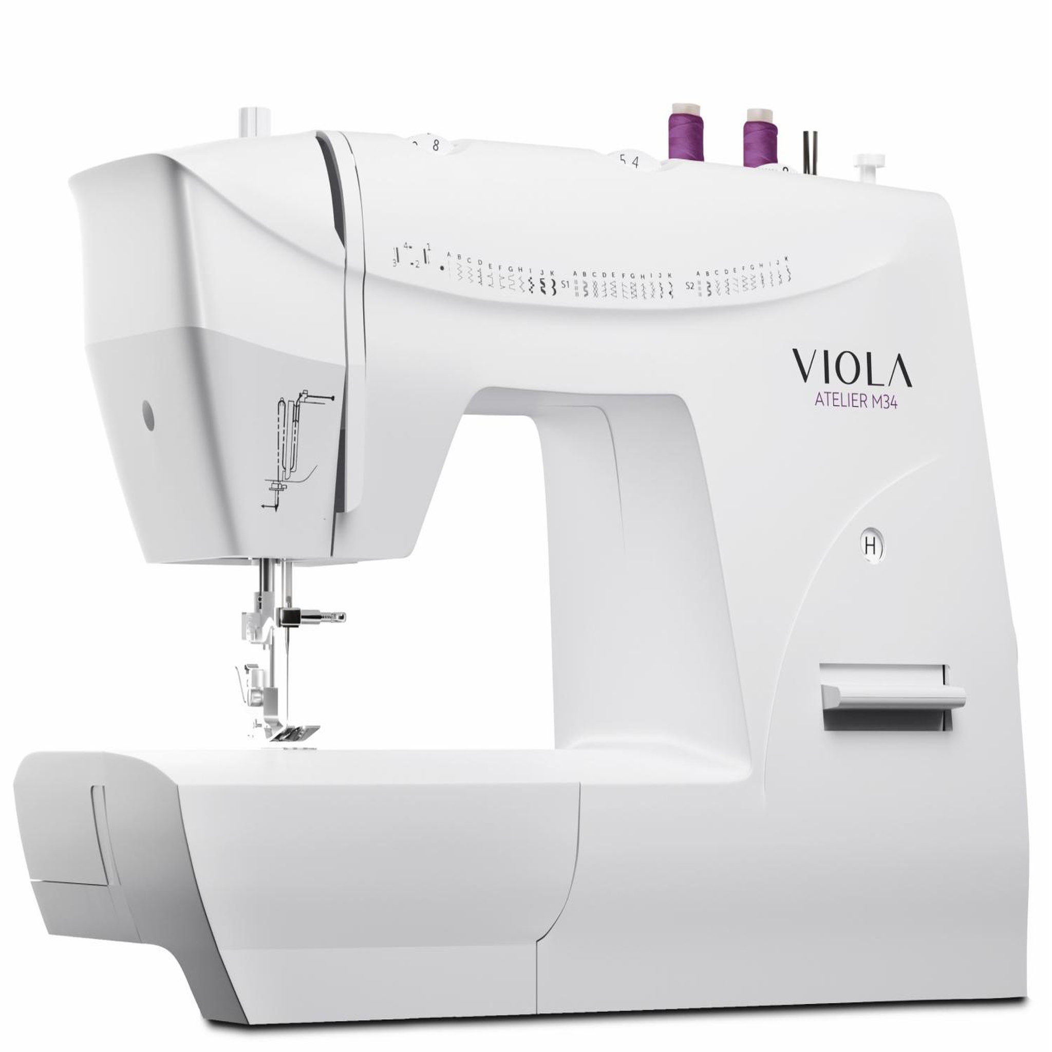 Voir la diapositive 1 : VIOLA Machine à coudre Atelier M34