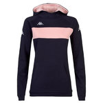 KAPPA Sweat capuche Marine/Rose Femme Kappa Daccia. Coloris disponibles : Bleu