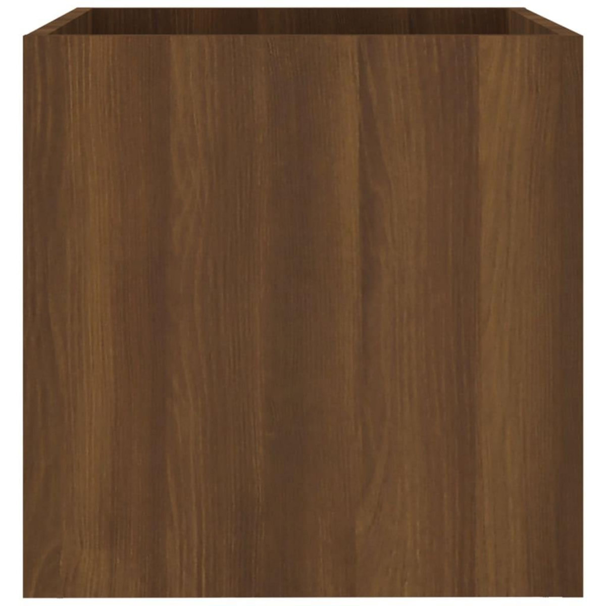 VIDAXL Jardiniere Chene marron 40x40x40 cm Bois d'ingenierie
