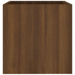 VIDAXL Jardiniere Chene marron 40x40x40 cm Bois d'ingenierie
