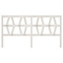 Voir la diapositive 3 : VIDAXL Tete de lit Blanc 206x4x100 cm Bois massif de pin