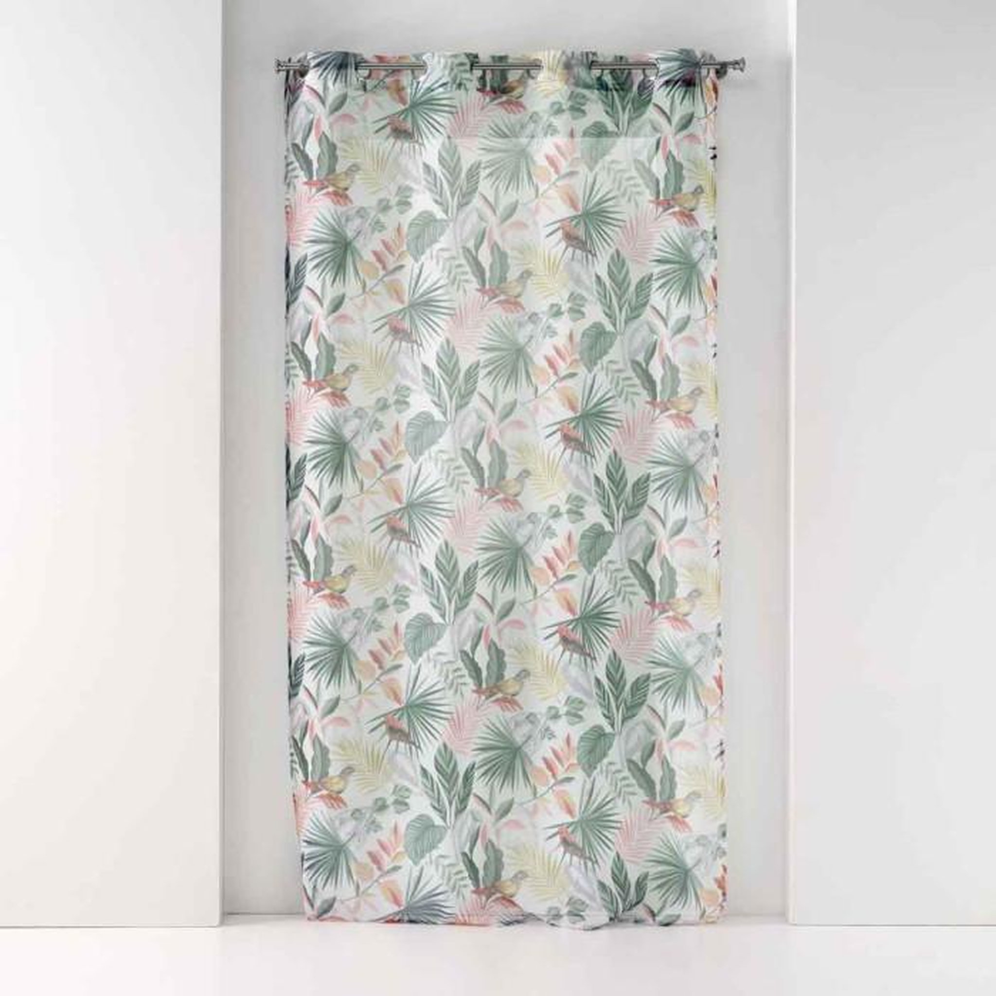 Voir la diapositive 1 : Paris Prix Rideau Voilage à Œillets  Marbelina  140x240cm Blanc