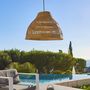 Voir la diapositive 4 : Lumisky Suspension solaire bohème MERIDA Beige Herbe marine H34cm