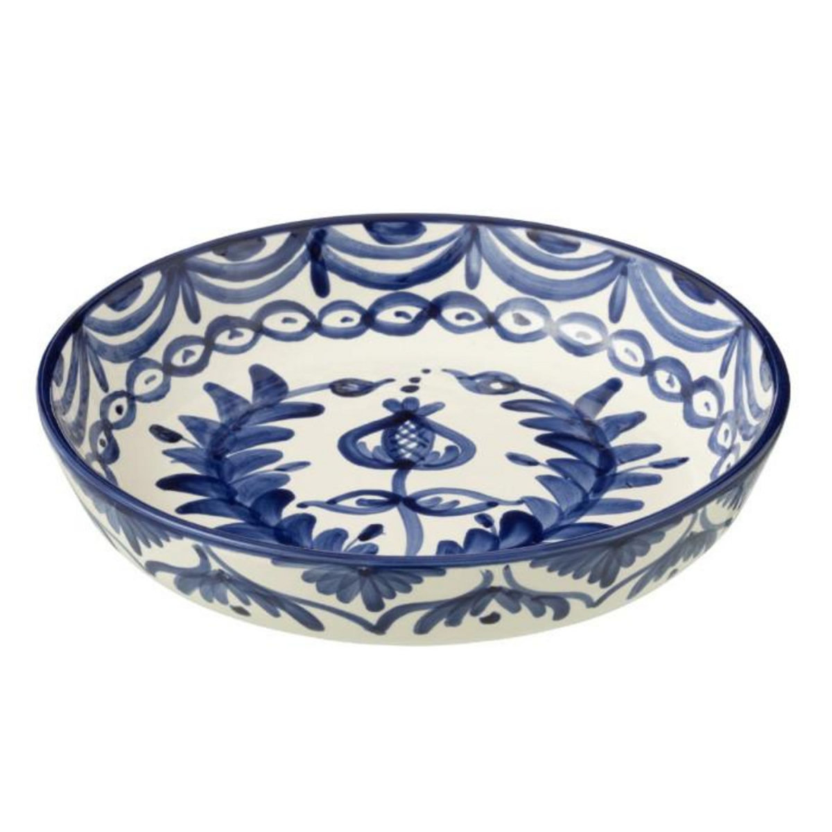 Paris Prix Coupelle Basse en Céramique  Granada  25cm Bleu Cobalt