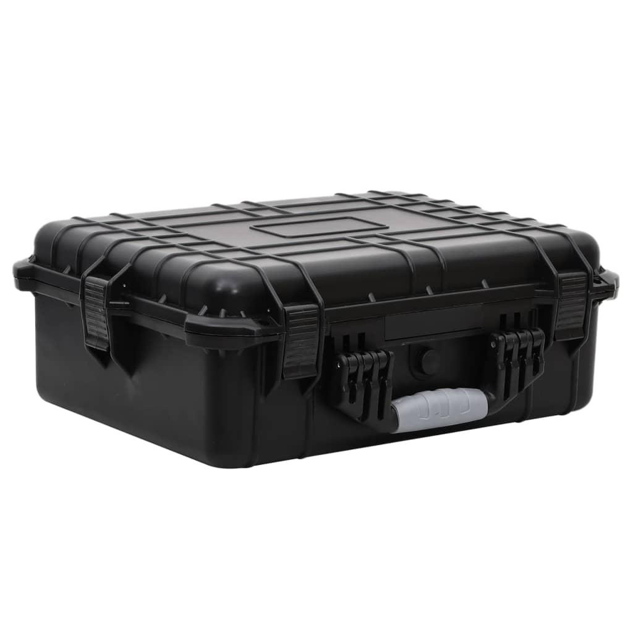 VIDAXL Valise de vol portable noir 52x40x19 cm pp