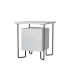TOILINUX Table de chevet design Acres. Coloris disponibles : Gris