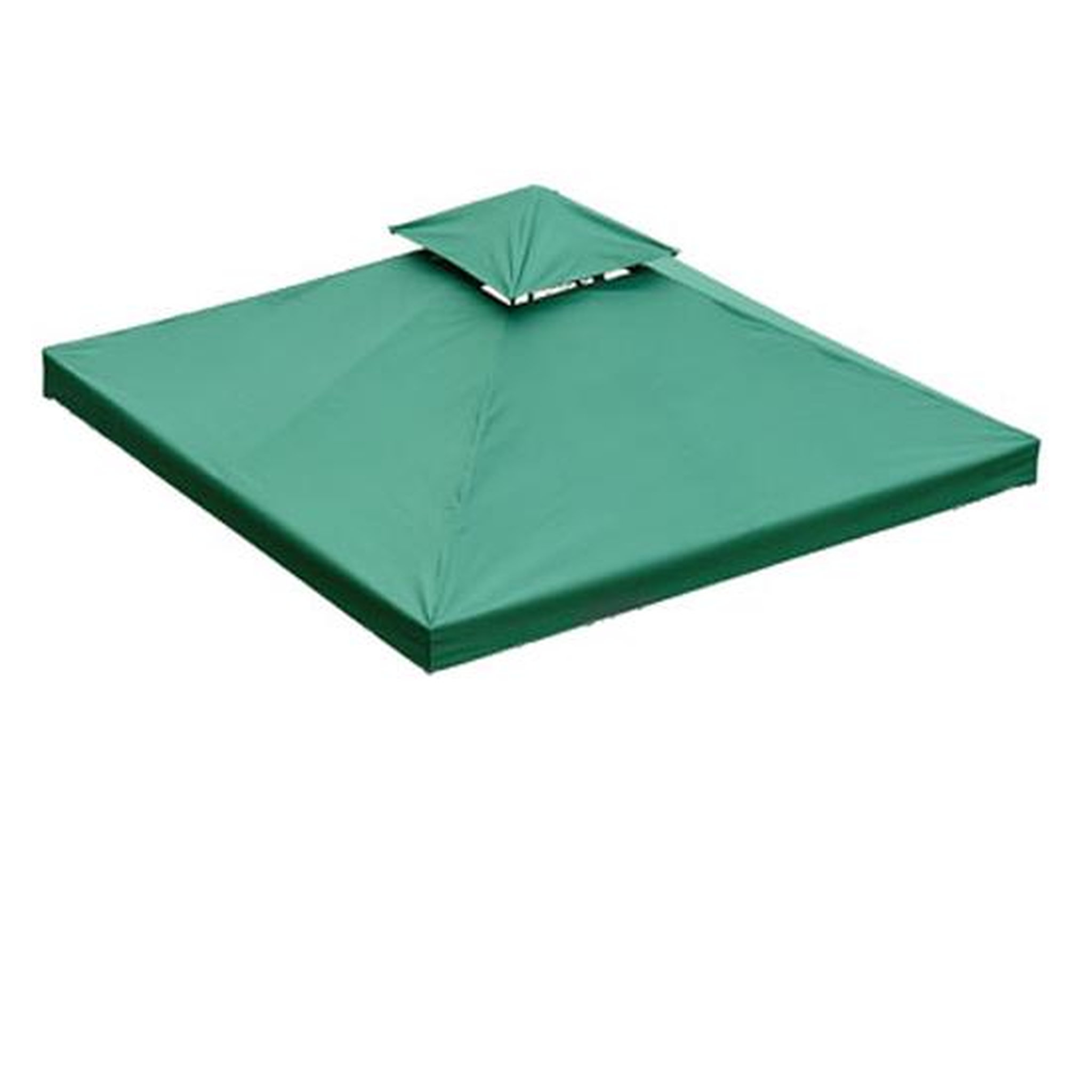 Voir la diapositive 4 : HOMCOM Toile de rechange pour pavillon tonnelle tente 3 x 3 m vert foncé