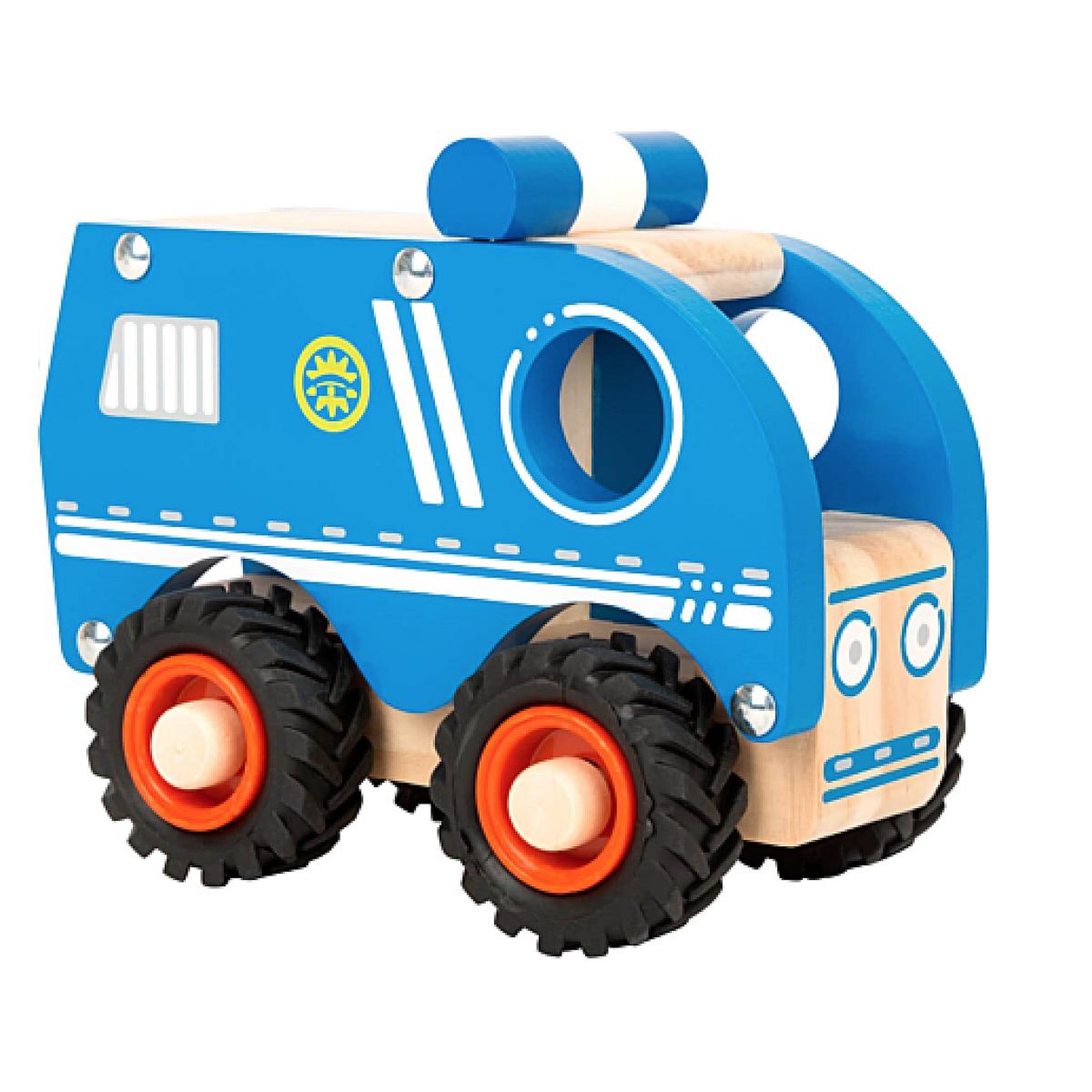 SMALLFOOT Voiture de Police en bois - Small Foot