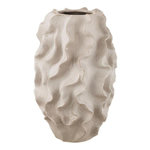 Paris Prix Vase Abstrait Vagues  Dewayne  48cm Beige