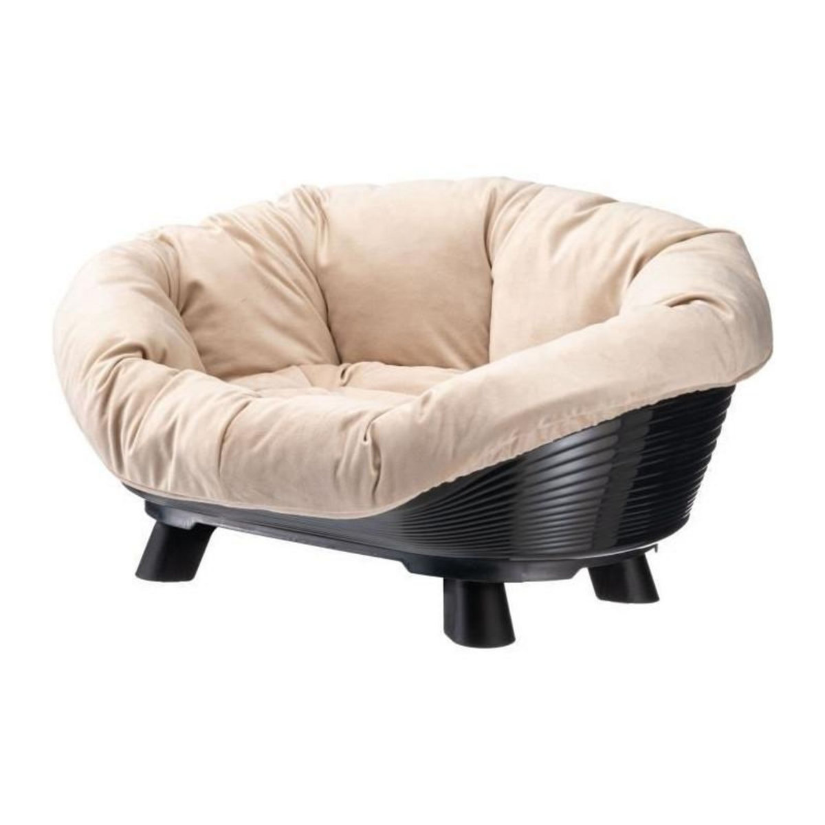 Ferplast Corbeille - FERPLAST - SOFA THRONE 4 - Avec coussin - Noir