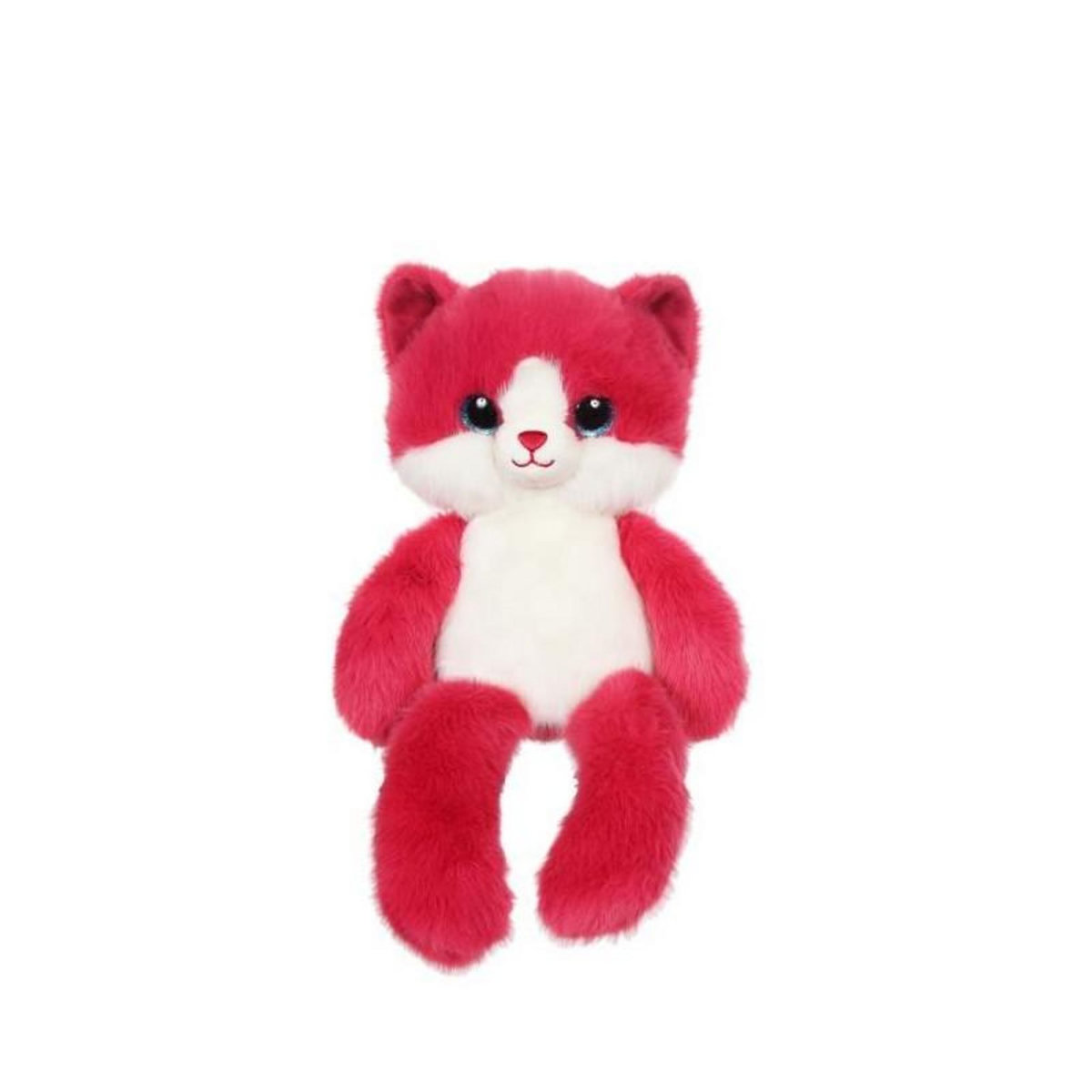 TOYS TOYS Peluche Chat Leggies - GIPSY TOYS - Framboise, 48 cm