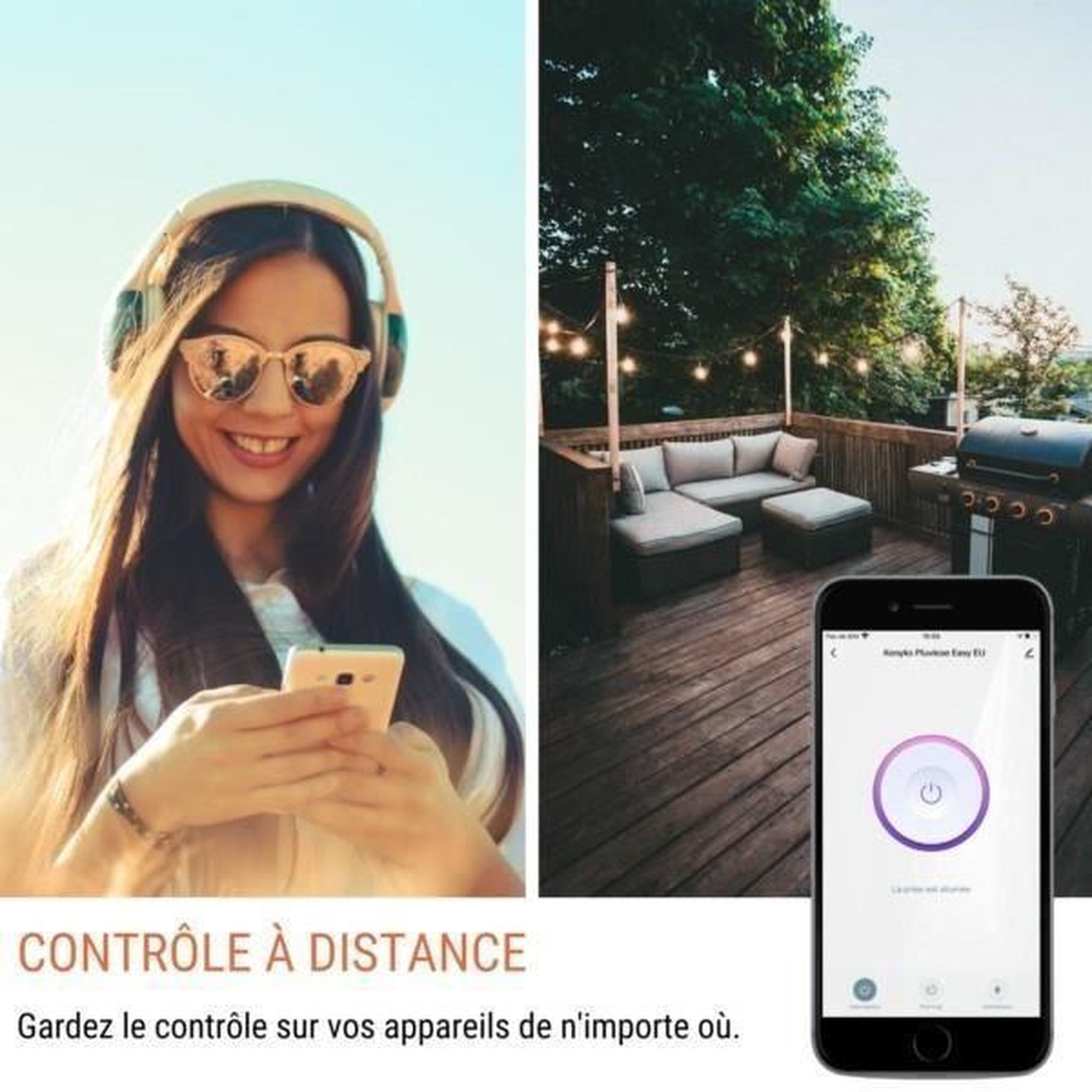 Voir la diapositive 5 : KONYKS Prise extérieure - konyks - pluviose fr - wifi - blanc