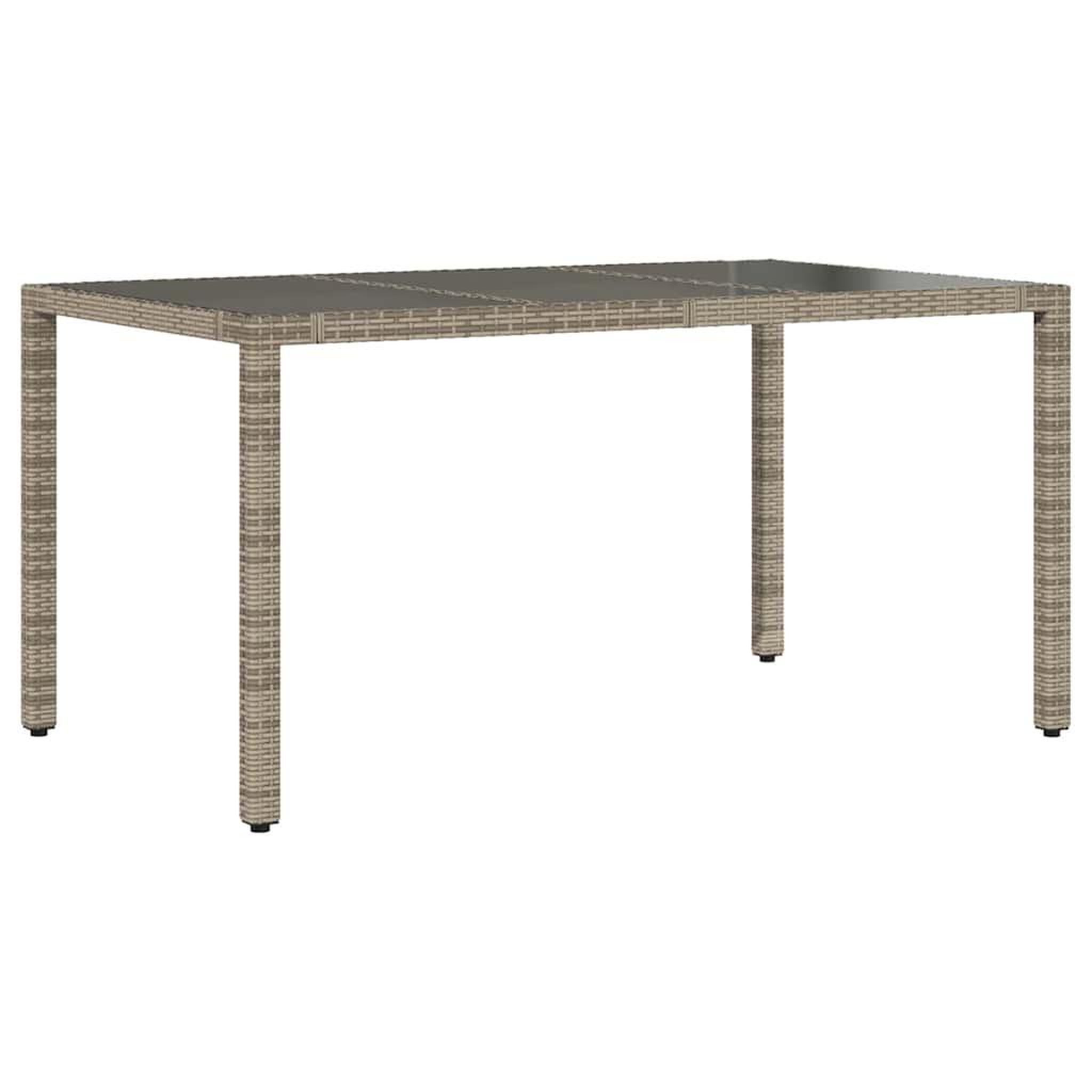 Voir la diapositive 4 : VIDAXL Ensemble de bistro de jardin 7 pcs coussins gris poly rotin