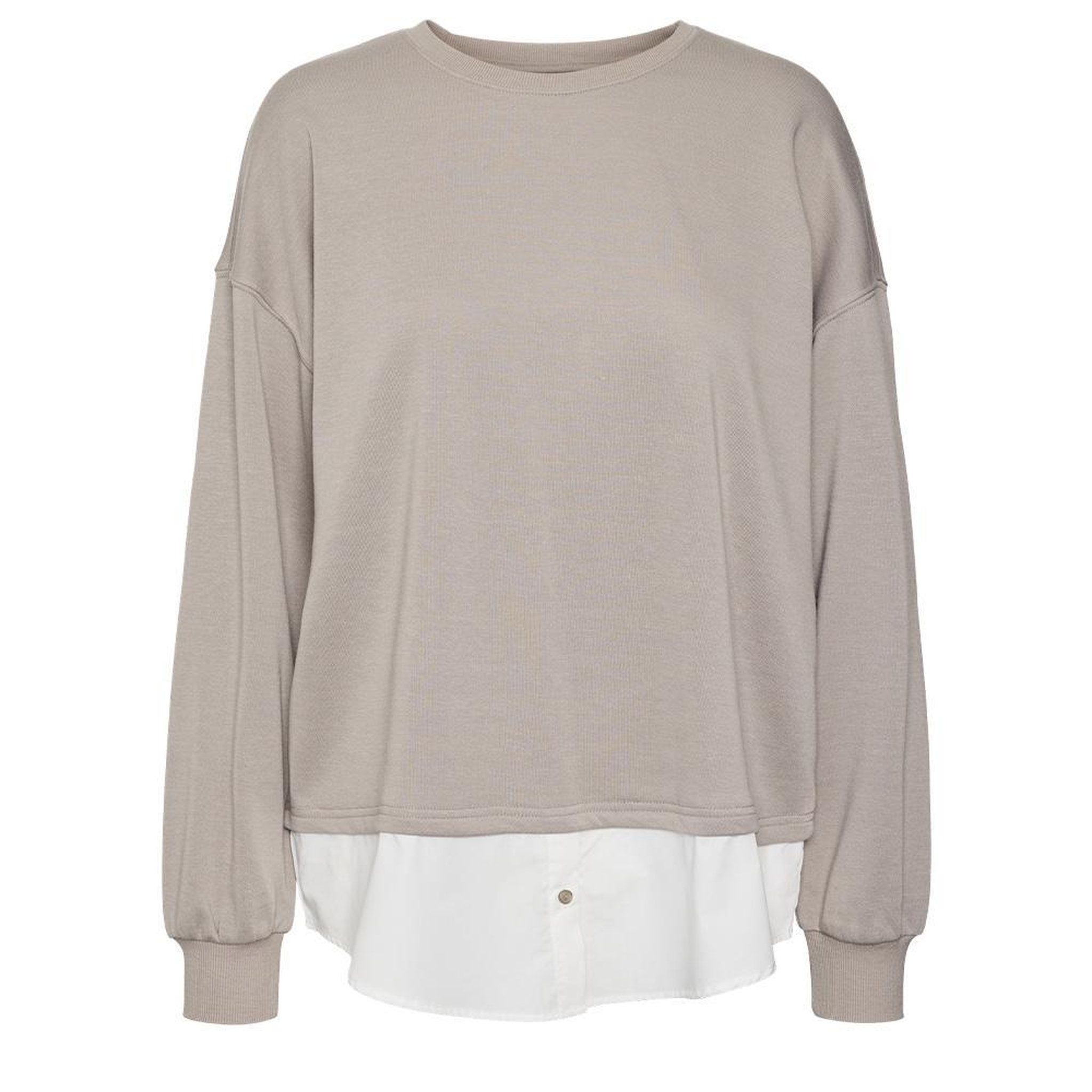 Voir la diapositive 4 : Vero Moda Sweat Beige Femme Vero Moda Yoyo