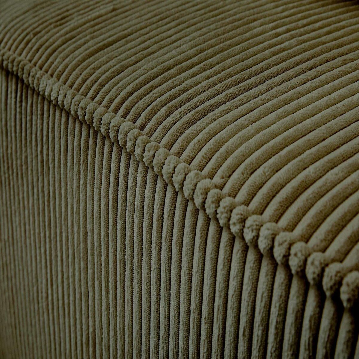 LISA DESIGN Colombine - canapé modulable d'angle gauche - 6 places - en velours côtelé