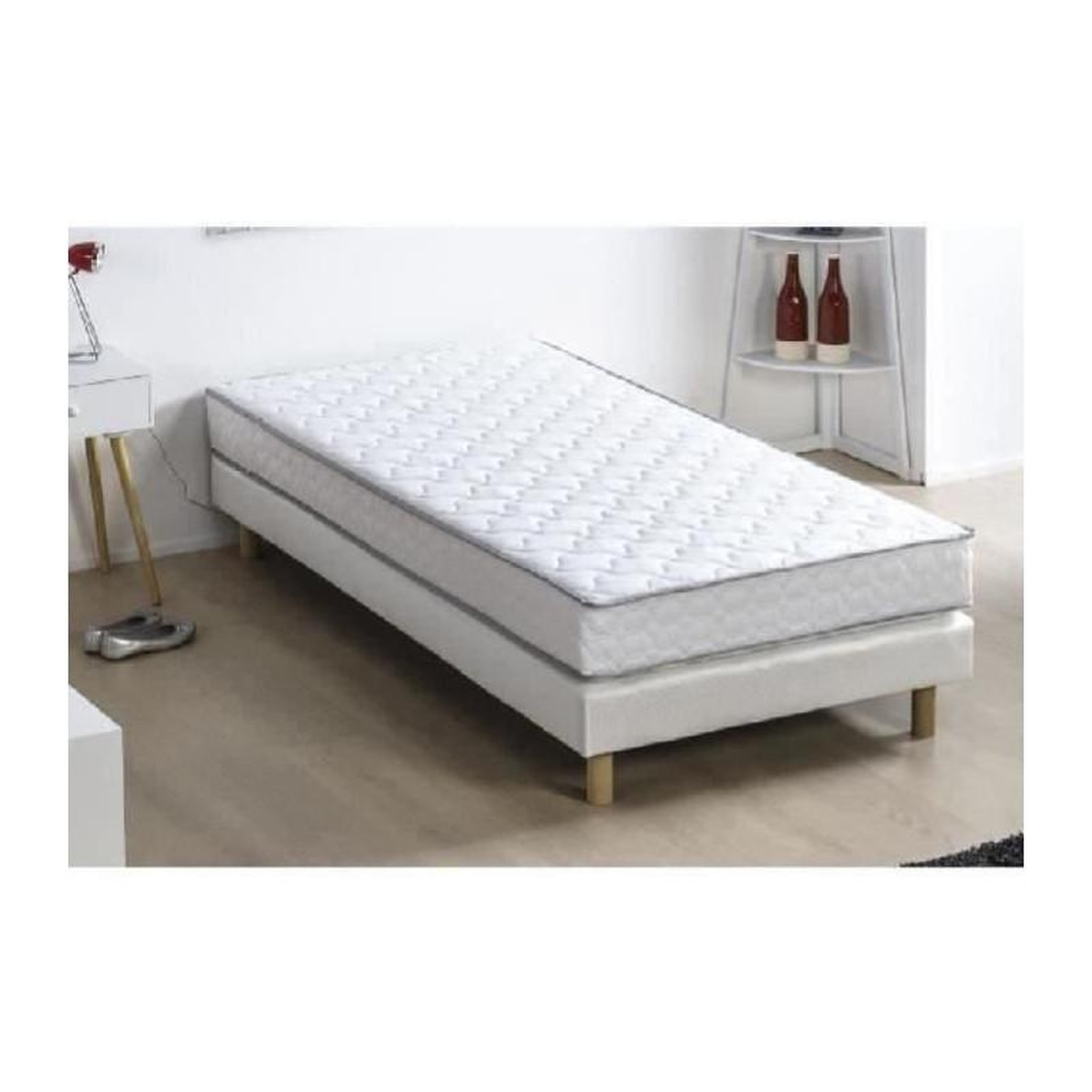 FINLANDEK Matelas mousse 90 x 190 - Confort ferme - Epaisseur 16 cm - FINLANDEK Kiva